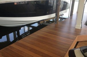 Cumaru Boat Dock finished