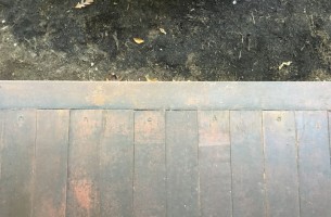 Iron Wood Deck before refinishing