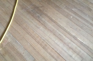 Pine Floor before photo