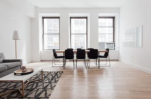 Light wood floor