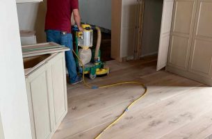 Sanding white oak floors