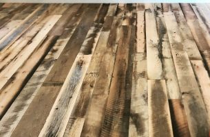 Reclaimed Barn Wood Installed by Auten Wideplank Flooring