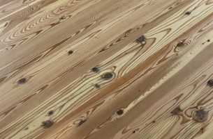 Longleaf Heart Pine with Natural White Stain