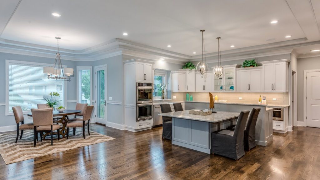 Hardwood Flooring in Kitchen