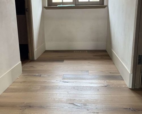 White Oak with Natural Oil Finish in Hallway