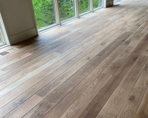 White Oak Flooring at Blackberry Mountain